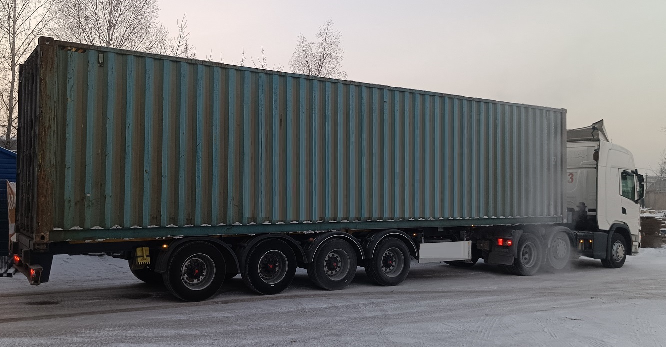 Контейнеровоз для перевозки контейнеров 20 и 40 футов в Ростове