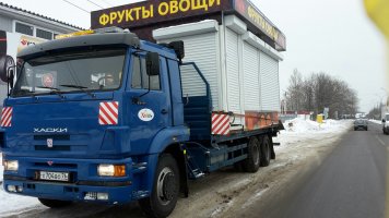 Перевозка гаражей, киосков и бытовок- вагончиков, оборудования стоимость услуг и где заказать - Ярославль